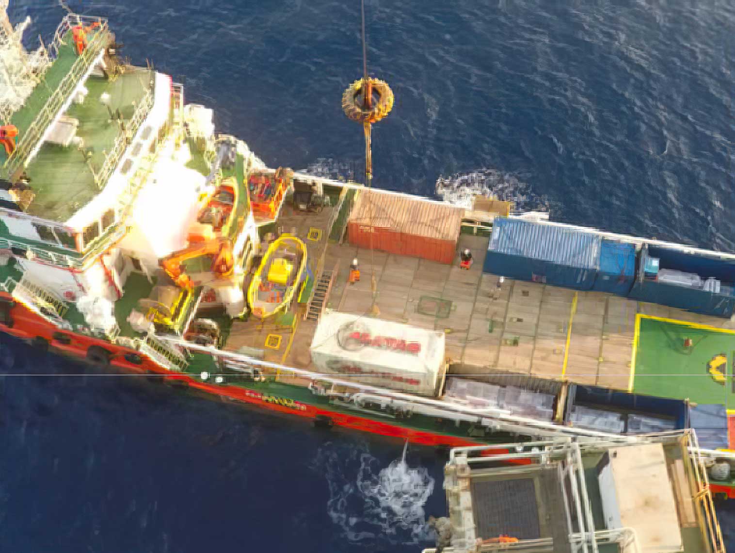 Thanks to the DNV 2.7 1 certification the container can be lifted offshore